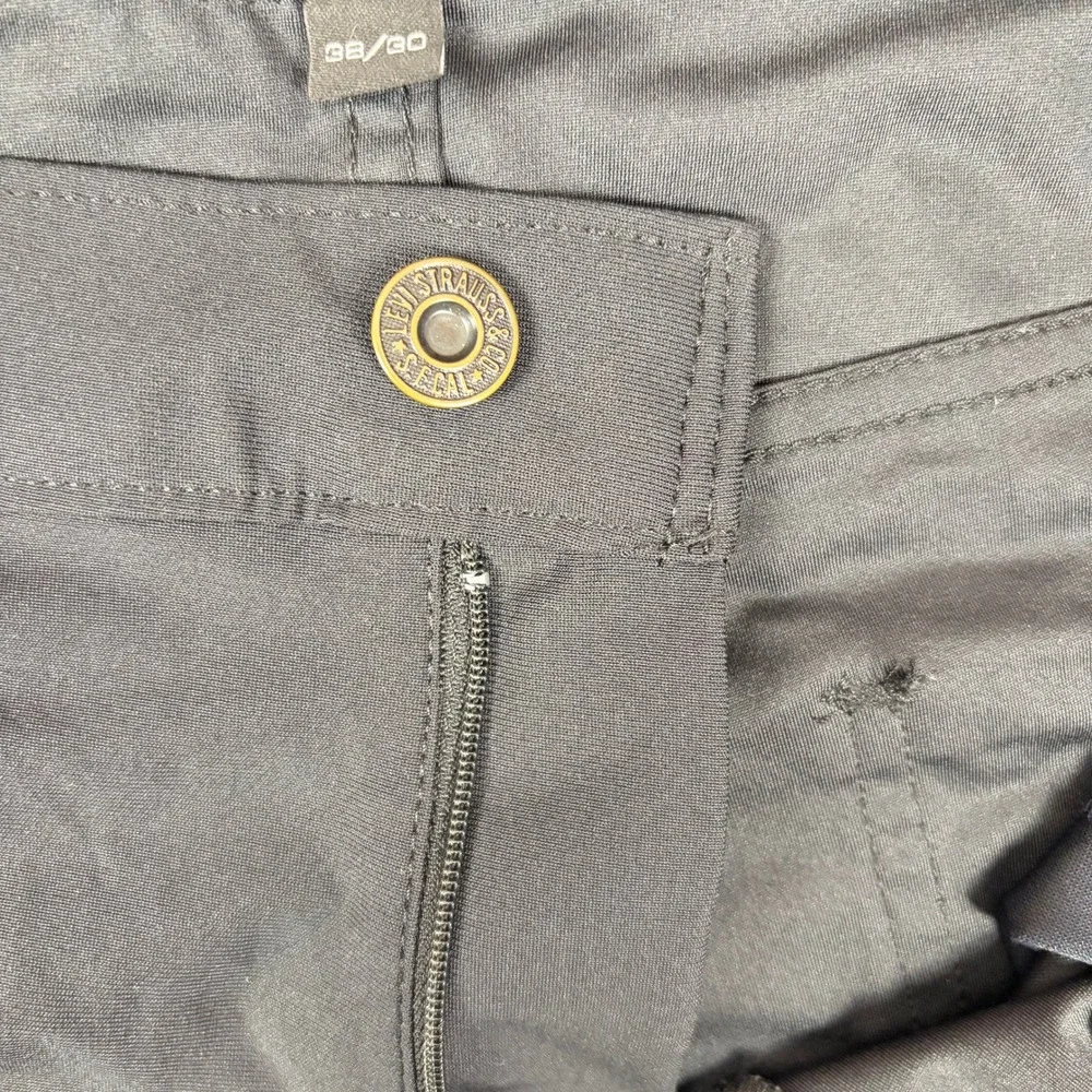 Levi's 511 Slim Fit Pants Mens 38x30 Black Engineered For Movement‎ A9213-0010